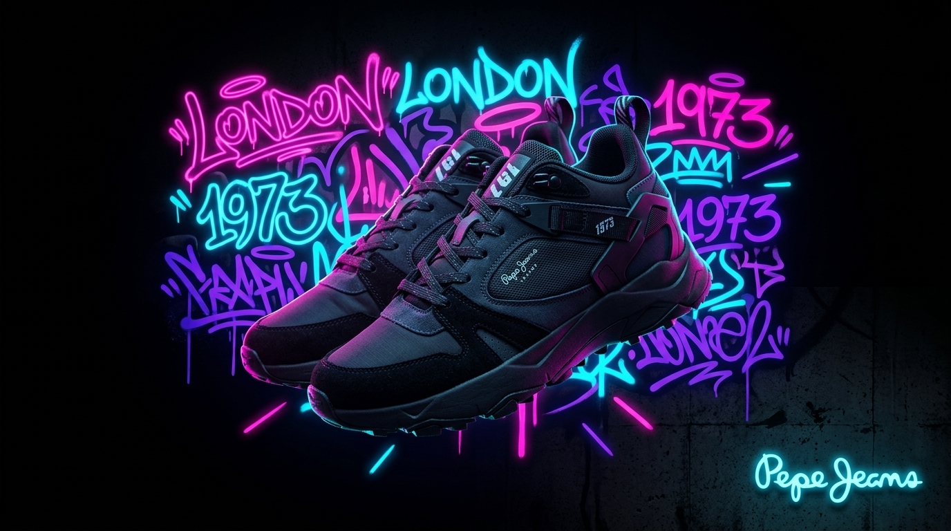Pepe Jeans neon graffiti DripOrix