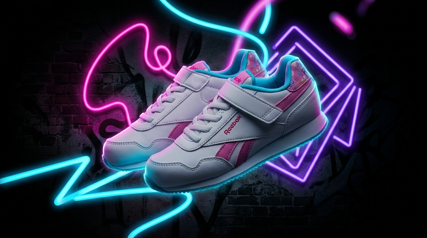 Reebok Royal neon graffiti DripOrix