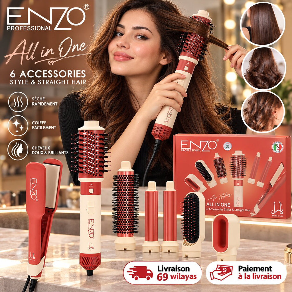 ENZO All in One 6-in-1 Hair Styler EN-6601 — vue 6
