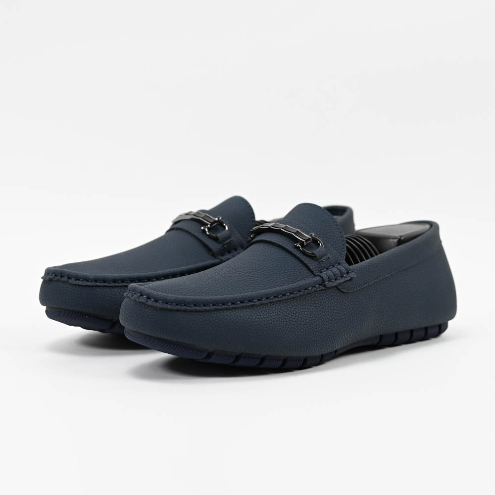 Massimo Mocassins Driving Loafers 222-10A-BLUE