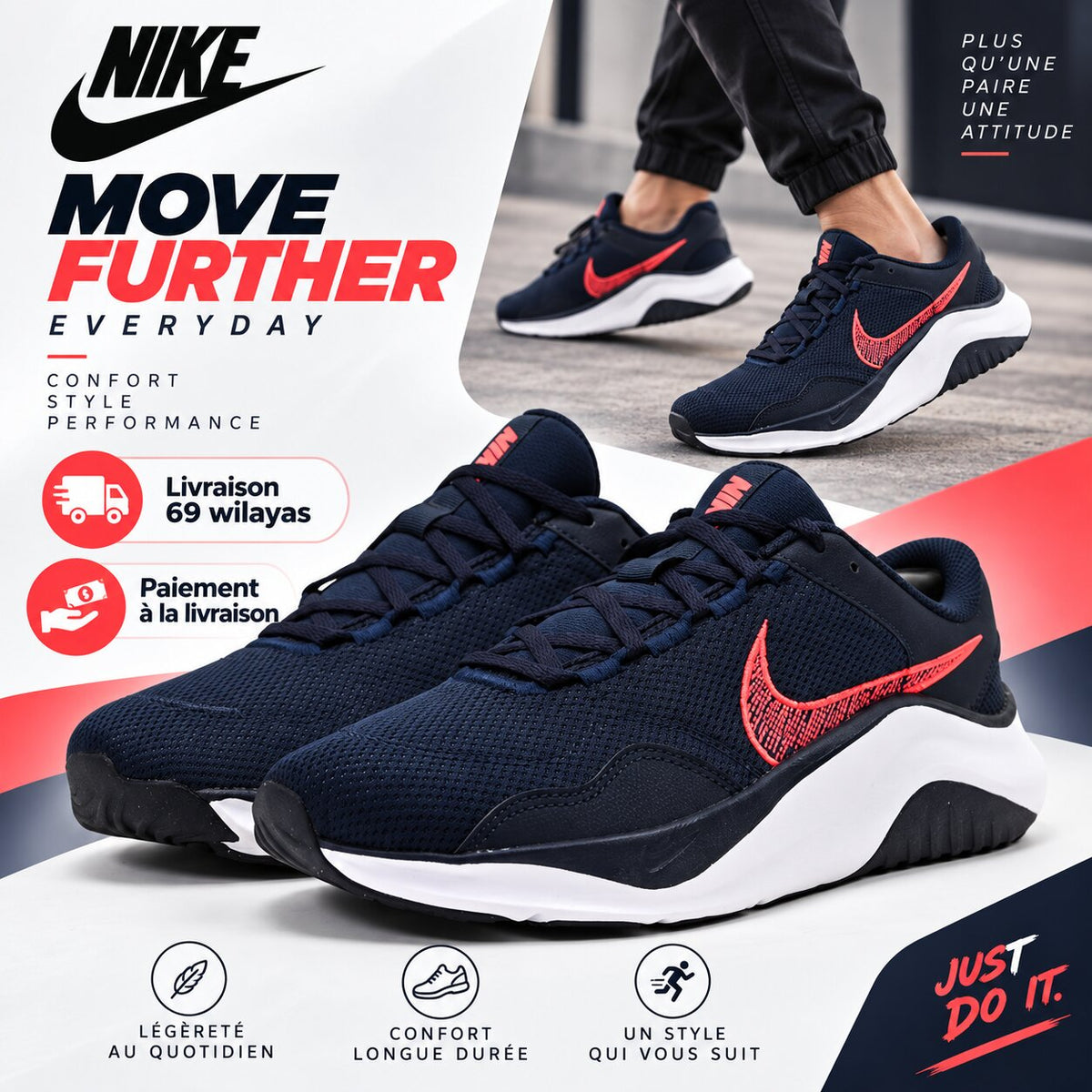 Nike Air Max Excee Bleu — sneakers homme
