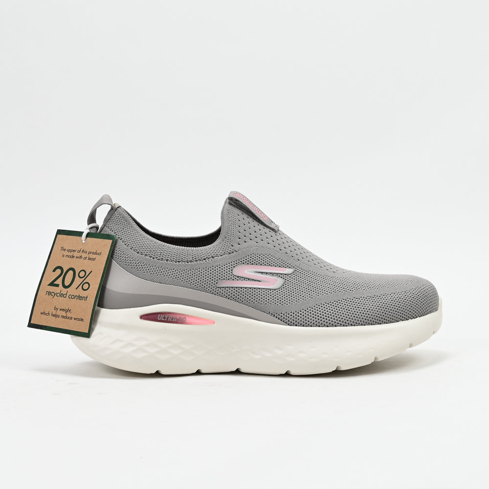 Skechers GO RUN Lite Aurora Sky — baskets femme rose détail