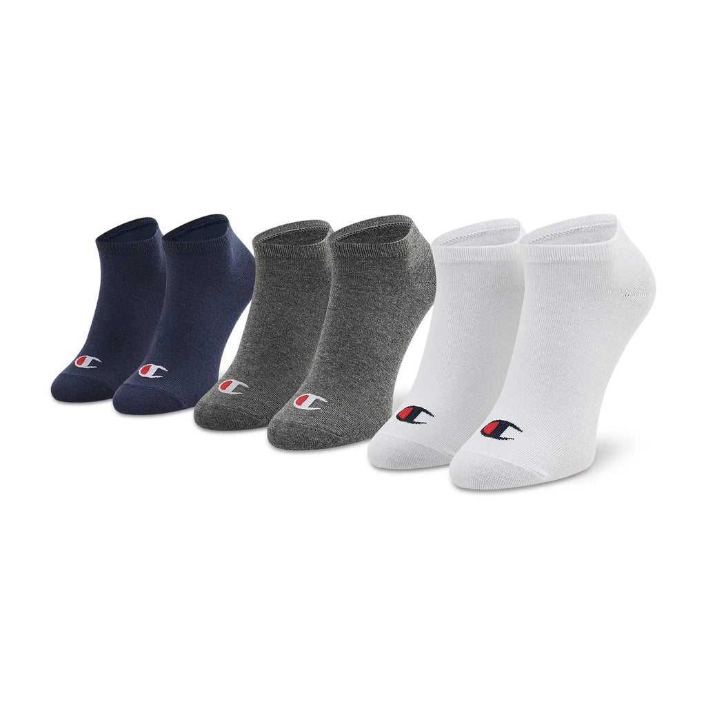Champion 3-Pack Sneaker Socks Navy-White-Grey U24560-BS501