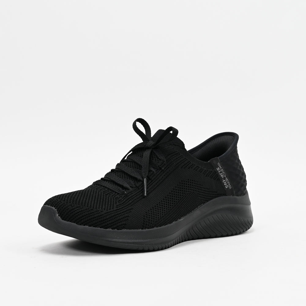 Skechers Ultra Flex 3.0 Brilliant Path — baskets femme noir vue dessus