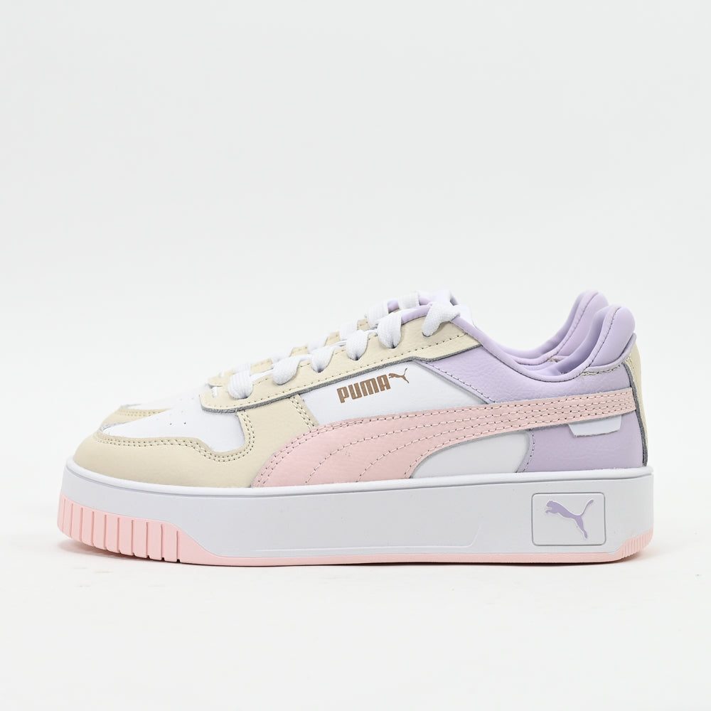 PUMA Carina Street — baskets femme blanc profil intérieur