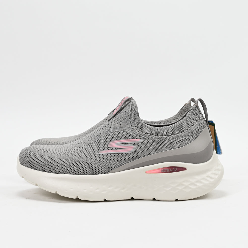 Skechers GO RUN Lite Aurora Sky — baskets femme rose profil intérieur