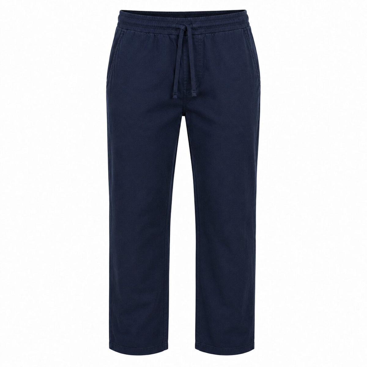 Départ — Pantalon en lin bleu marine pour homme