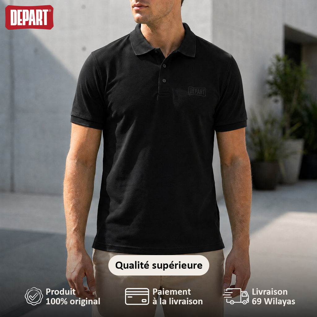 DEPART POLO G23-003391-BLACK02