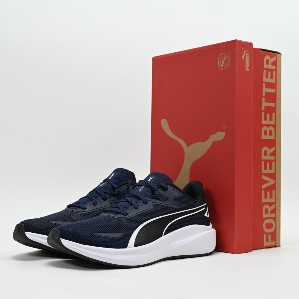 PUMA Skyrocket Lite — baskets running homme marine profil