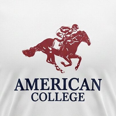 American College t-shirt pour Homme TS260103-WHITE