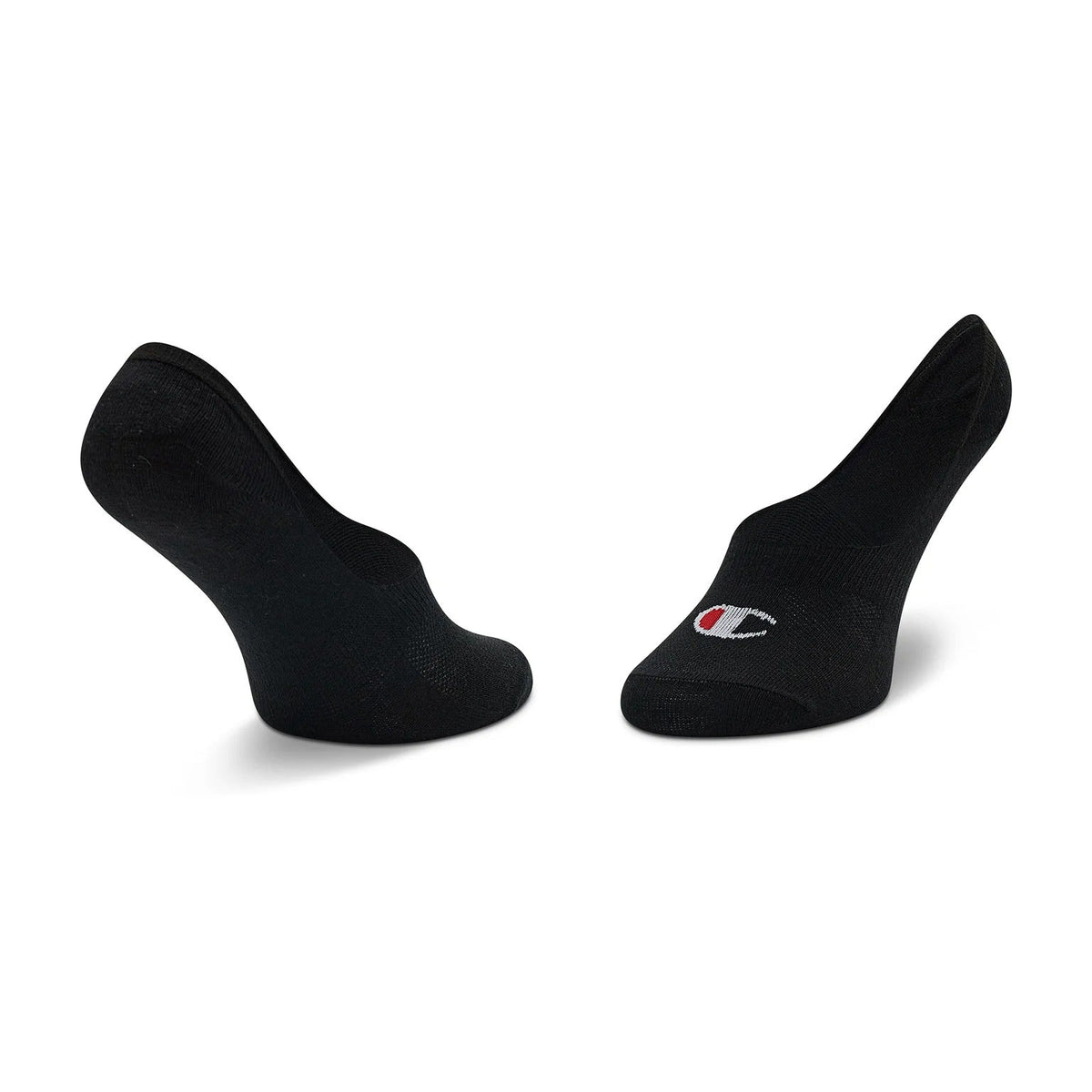 Champion — Chaussettes invisibles noires (lot de 2)