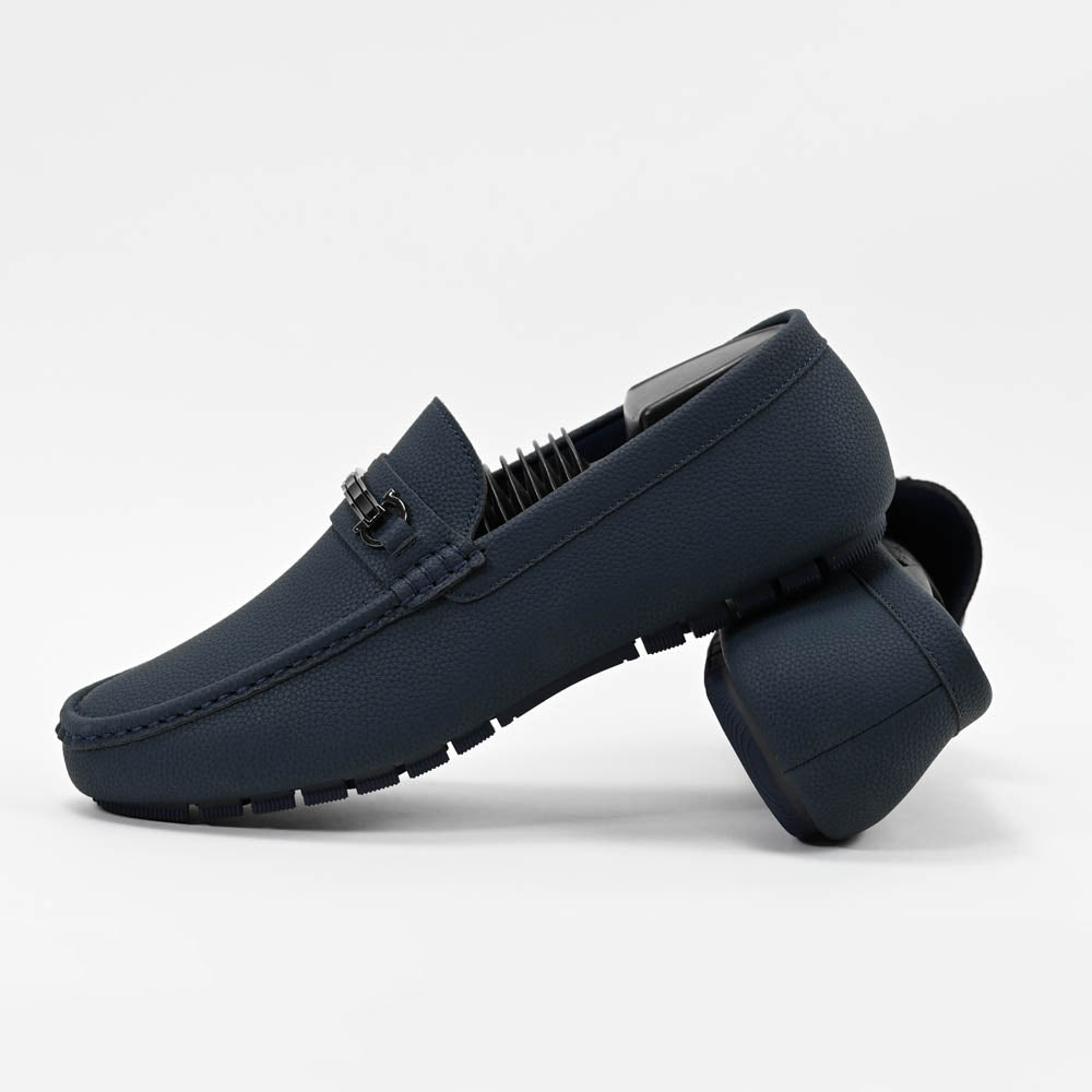 Massimo Mocassins Driving Loafers 222-10A-BLUE