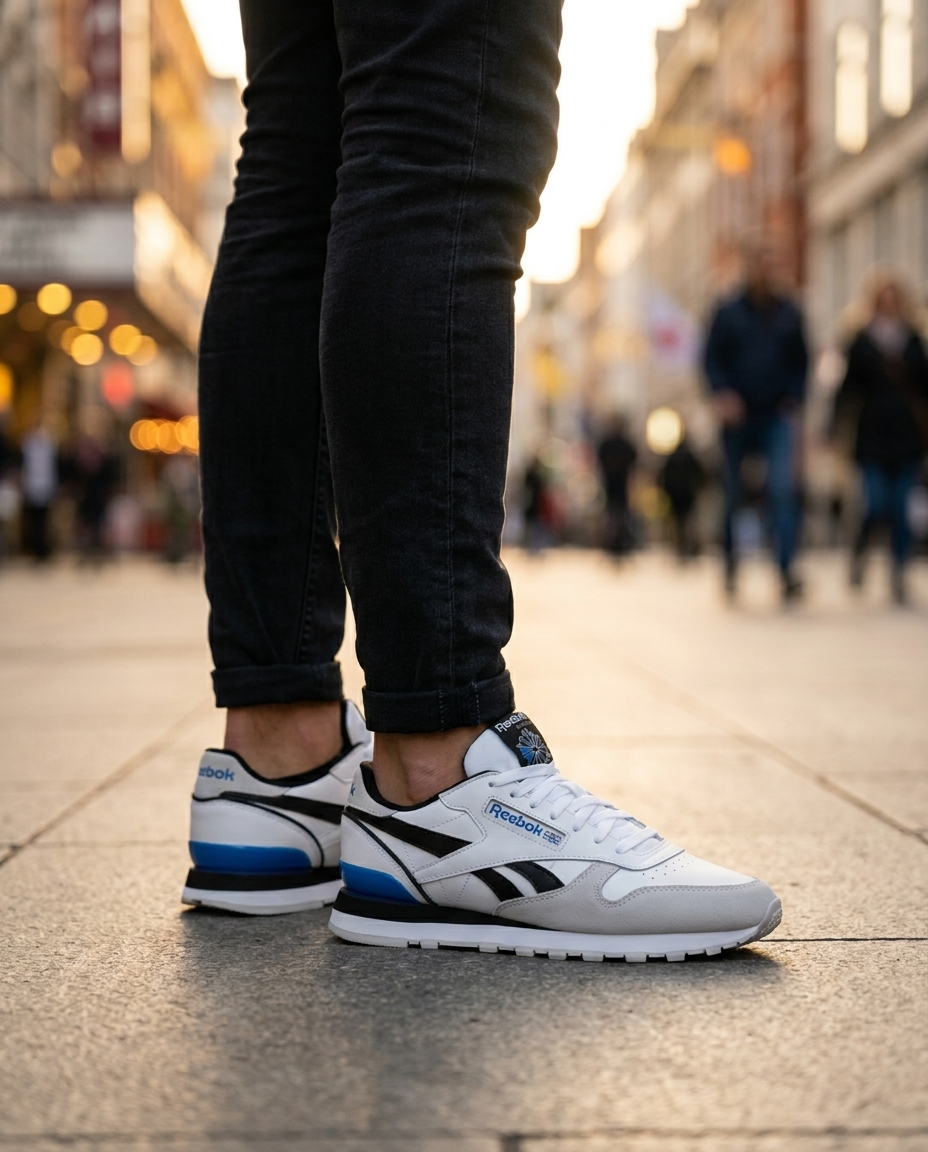 Reebok Classic Leather Clip — Baskets blanches
